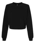 BELLA + CANVAS Women's Crop Raglan Crewneck Sweatshirt 7505