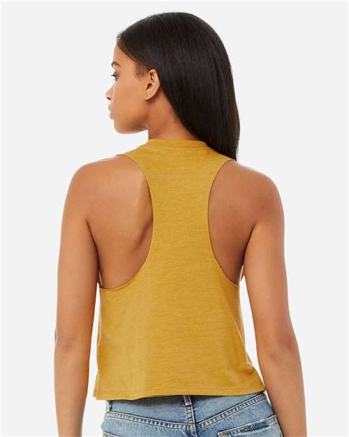 BELLA + CANVAS Women's Racerback Crop Tank 6682