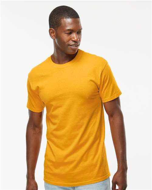 M&O Men's Gold Soft Touch T-Shirt 4800