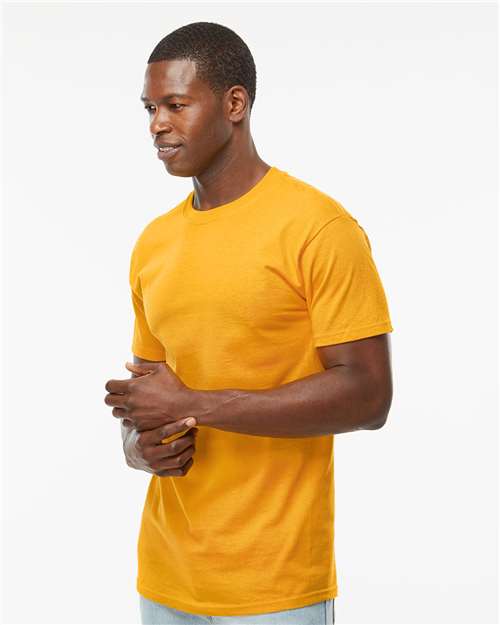 M&O Men's Gold Soft Touch T-Shirt 4800