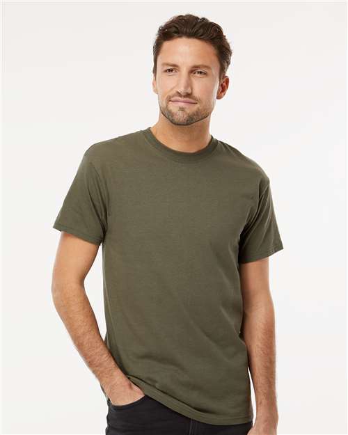 M&O Men's Gold Soft Touch T-Shirt 4800