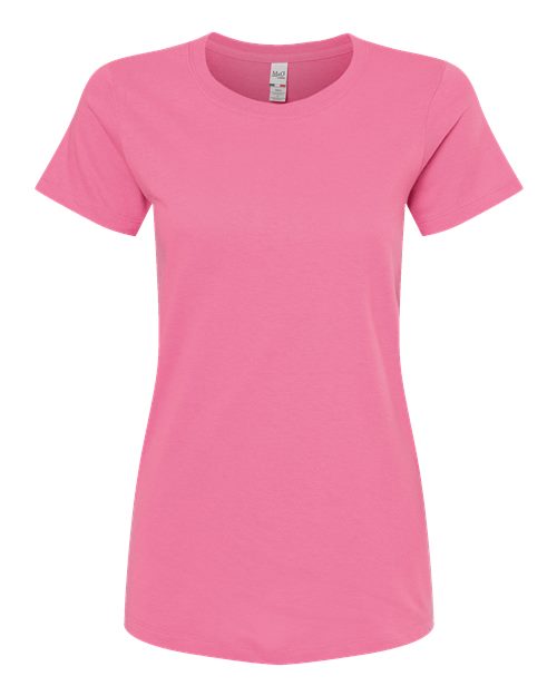 M&O Women's Gold Soft Touch T-Shirt 4810