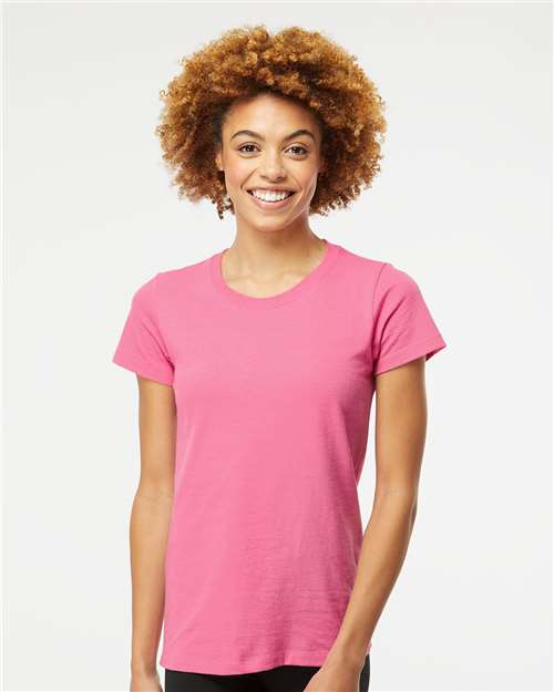 M&O Women's Gold Soft Touch T-Shirt 4810