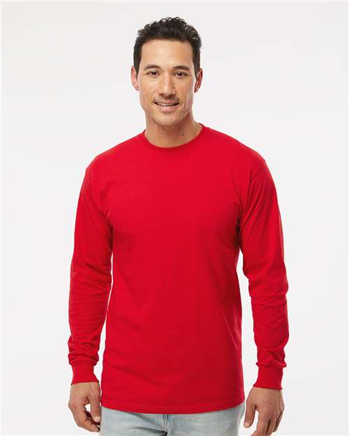 M&O Unisex Gold Soft Touch Long Sleeve T-Shirt 4820