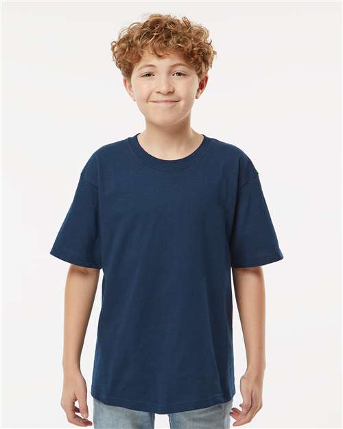 M&O Youth Gold Soft Touch T-Shirt 4850