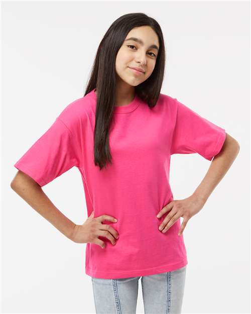 M&O Youth Gold Soft Touch T-Shirt 4850