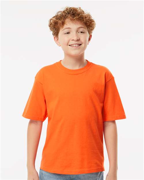 M&O Youth Gold Soft Touch T-Shirt 4850