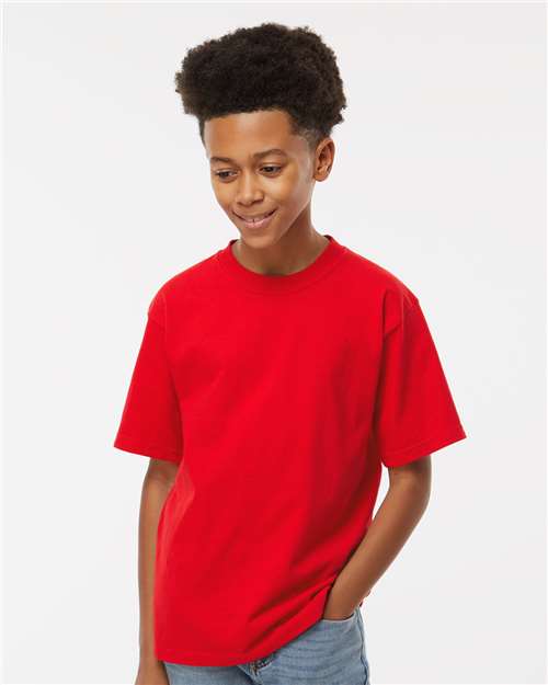 M&O Youth Gold Soft Touch T-Shirt 4850
