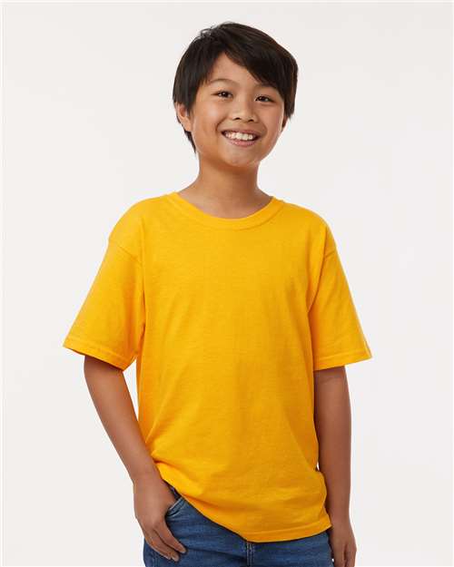 M&O Youth Gold Soft Touch T-Shirt 4850