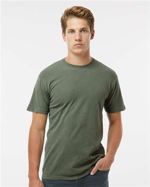 M&O Unisex Vintage Garment-Dyed T-Shirt 6500M
