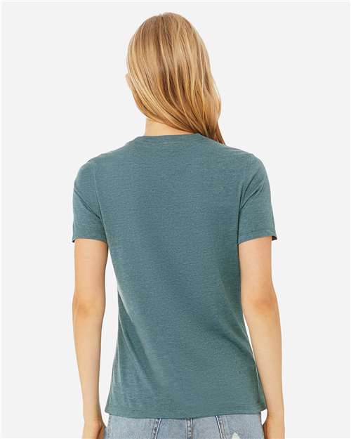 BELLA + CANVAS Women’s Relaxed Fit Heather CVC Tee 6400CVC