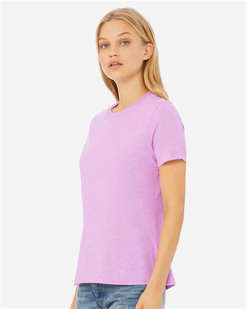 BELLA + CANVAS Women’s Relaxed Fit Heather CVC Tee 6400CVC
