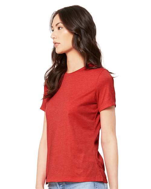 BELLA + CANVAS Women’s Relaxed Fit Heather CVC Tee 6400CVC