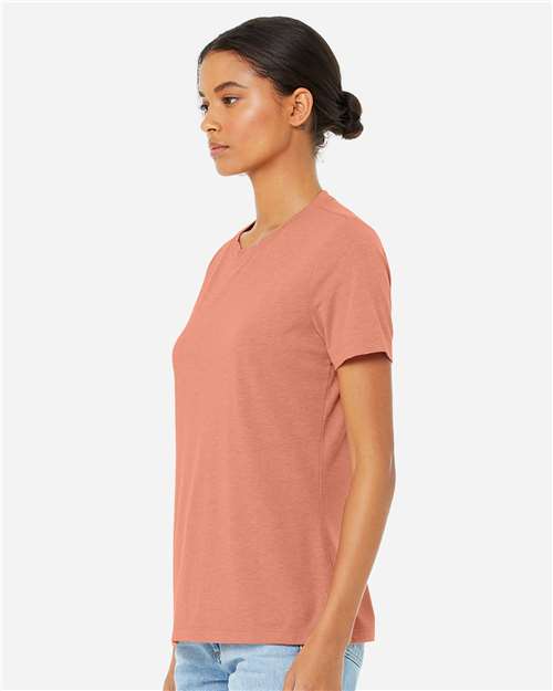 BELLA + CANVAS Women’s Relaxed Fit Heather CVC Tee 6400CVC