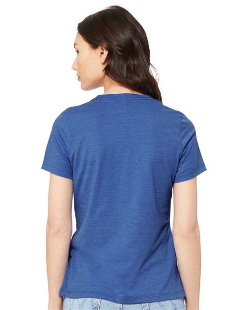BELLA + CANVAS Women’s Relaxed Fit Heather CVC Tee 6400CVC