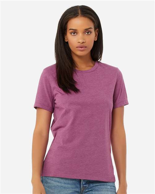 BELLA + CANVAS Women’s Relaxed Fit Heather CVC Tee 6400CVC