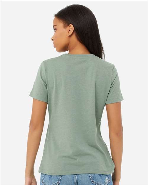 BELLA + CANVAS Women’s Relaxed Fit Heather CVC Tee 6400CVC