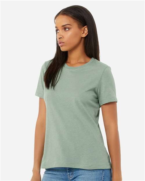 BELLA + CANVAS Women’s Relaxed Fit Heather CVC Tee 6400CVC