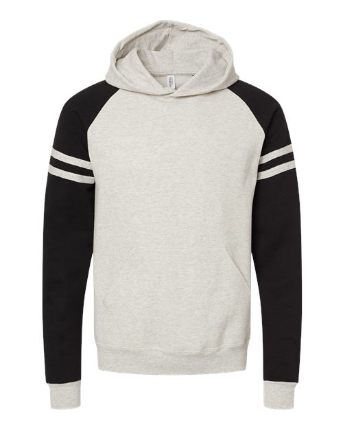 JERZEES Unisex Nublend® Varsity Colorblocked Raglan Hooded Sweatshirt 97CR