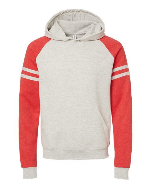 JERZEES Unisex Nublend® Varsity Colorblocked Raglan Hooded Sweatshirt 97CR