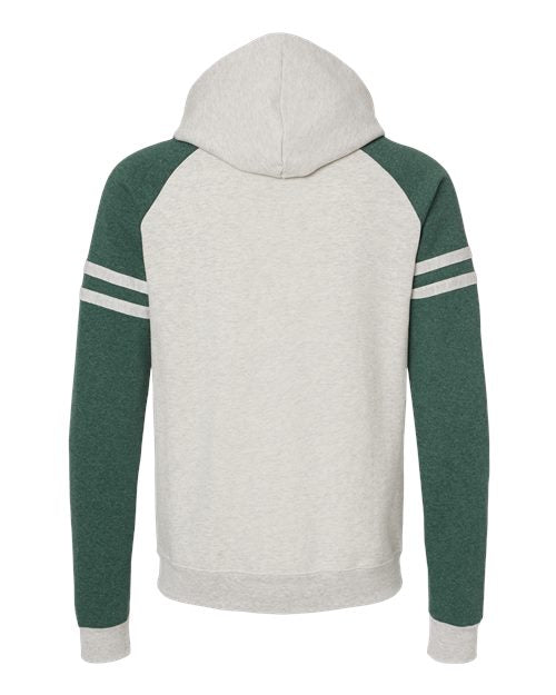 JERZEES Unisex Nublend® Varsity Colorblocked Raglan Hooded Sweatshirt 97CR