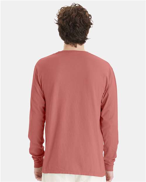 ComfortWash by Hanes Unisex Garment-Dyed Long Sleeve T-Shirt GDH200