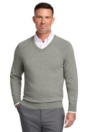 Brooks Brothers Cotton Stretch V-Neck Sweater BB18400