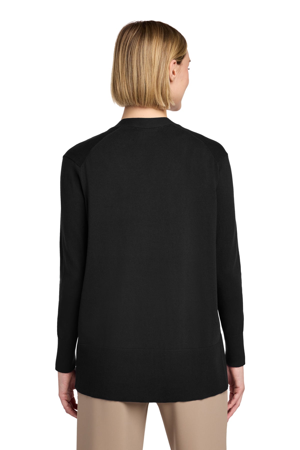 Brooks Brothers Women's Cotton Stretch Long Cardigan Sweater BB18403