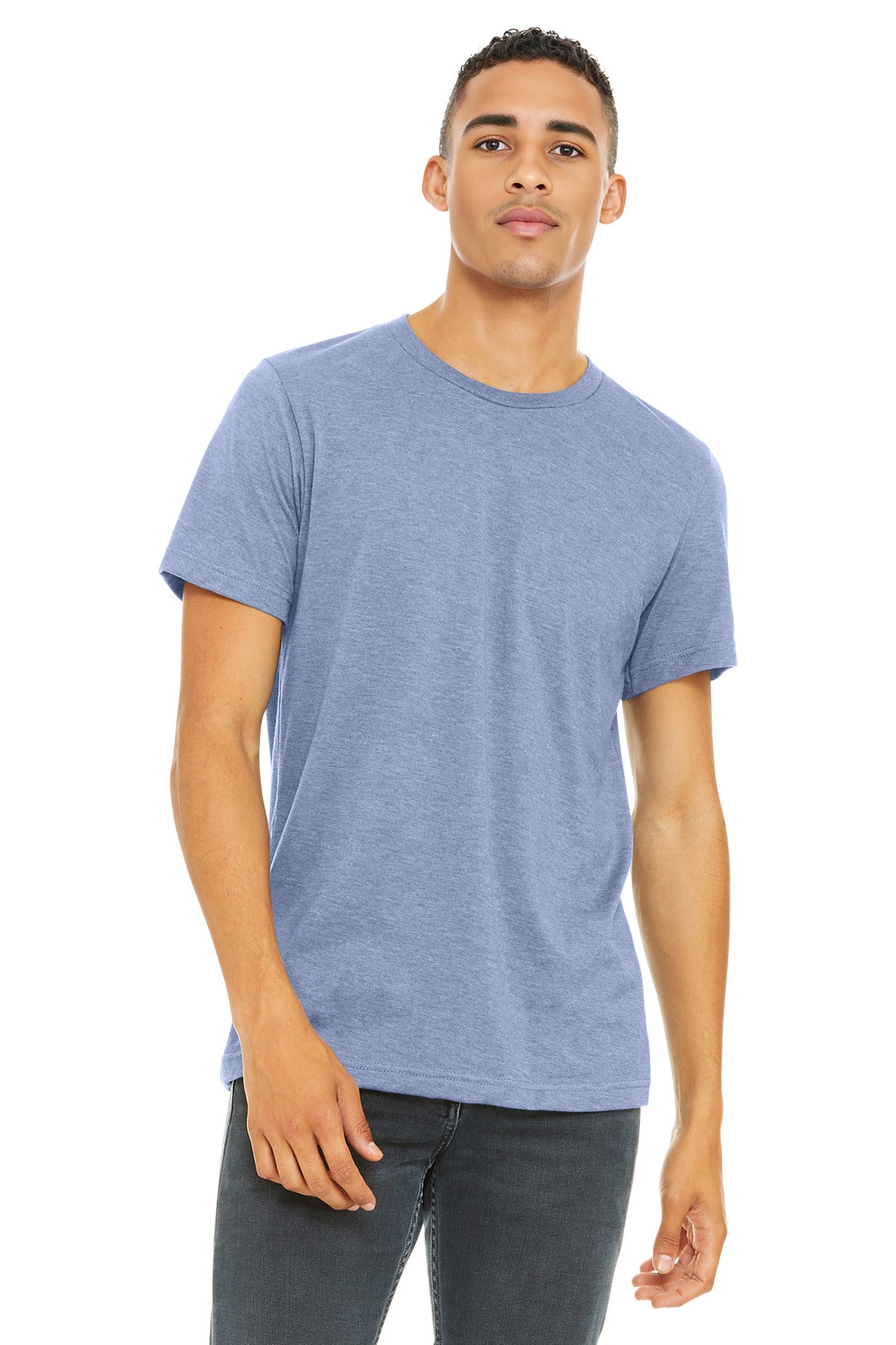 BELLA+CANVAS  Unisex Heather CVC Short Sleeve Tee. BC3001CVC