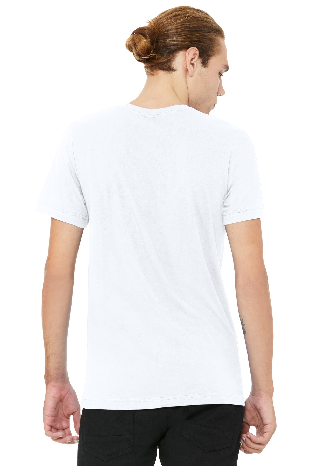 BELLA+CANVAS Unisex Heather CVC V-Neck Tee BC3005CVC