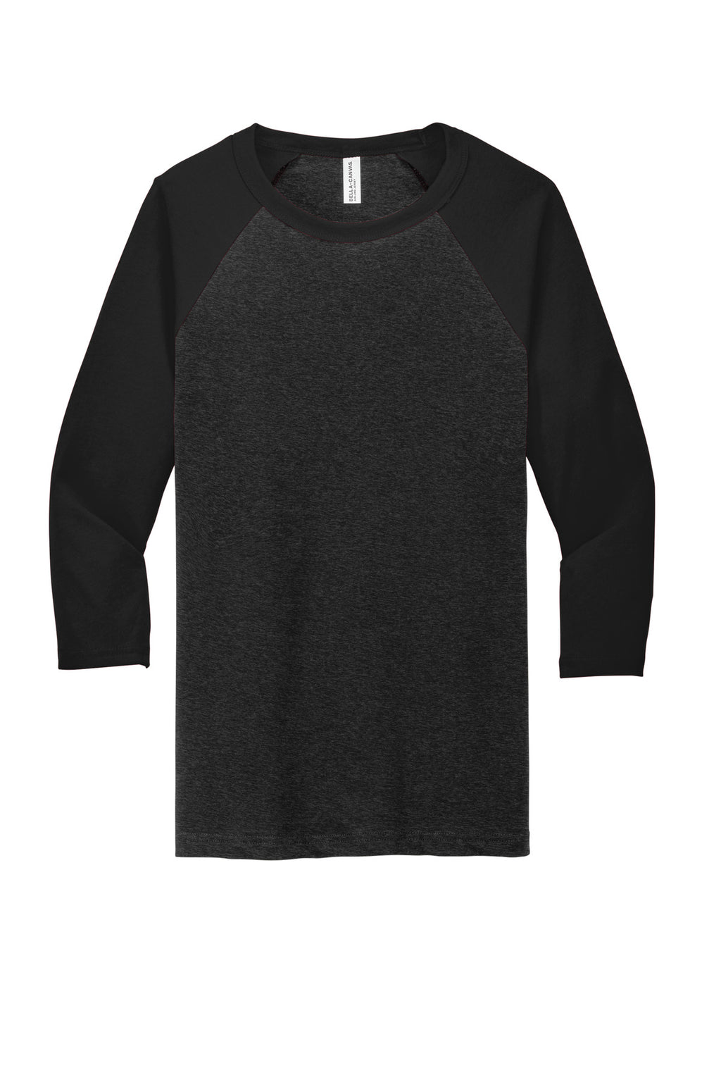BELLA+CANVAS  Unisex 3/4-Sleeve Baseball Tee. BC3200