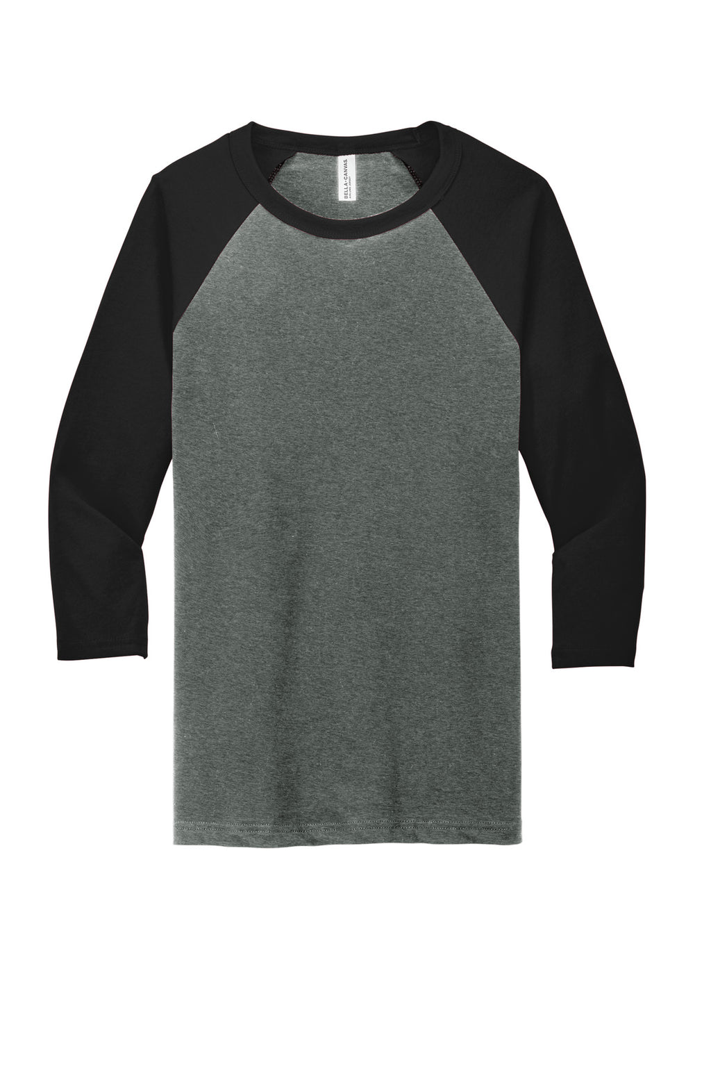 BELLA+CANVAS  Unisex 3/4-Sleeve Baseball Tee. BC3200