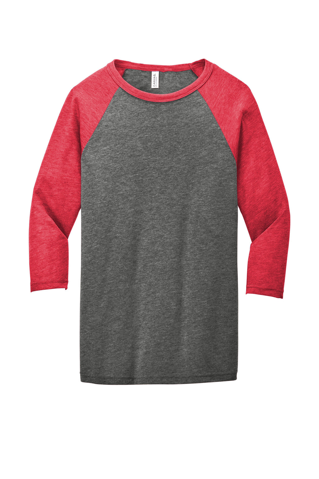 BELLA+CANVAS  Unisex 3/4-Sleeve Baseball Tee. BC3200