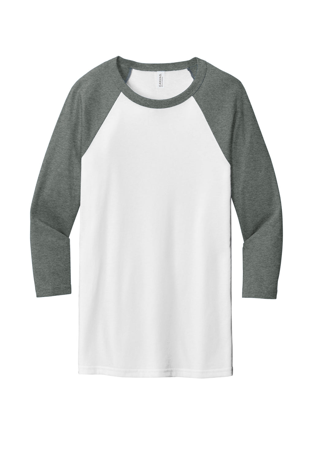 BELLA+CANVAS  Unisex 3/4-Sleeve Baseball Tee. BC3200