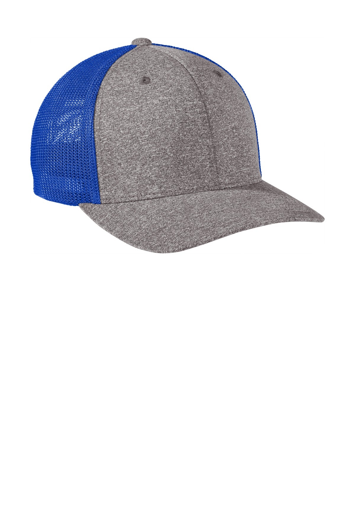 Port Authority  Flexfit  Melange Mesh Back Trucker Cap C302