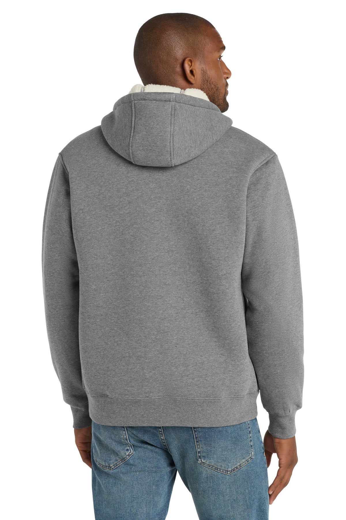 CornerStone Heavyweight Sherpa-Lined Hooded Fleece Jacket. CS625