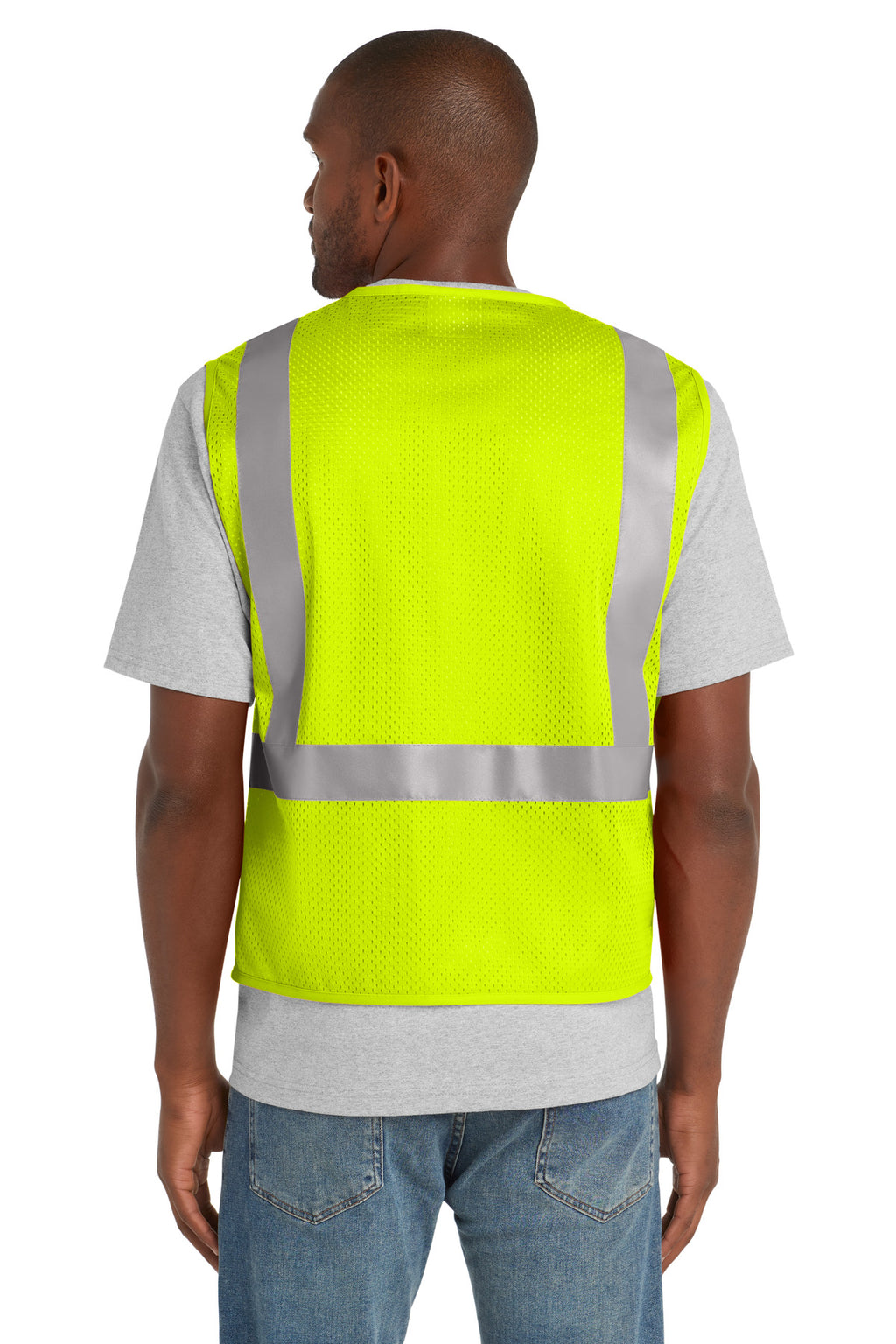 CornerStone  ANSI 107 Class 2 Mesh Zippered Vest. CSV102