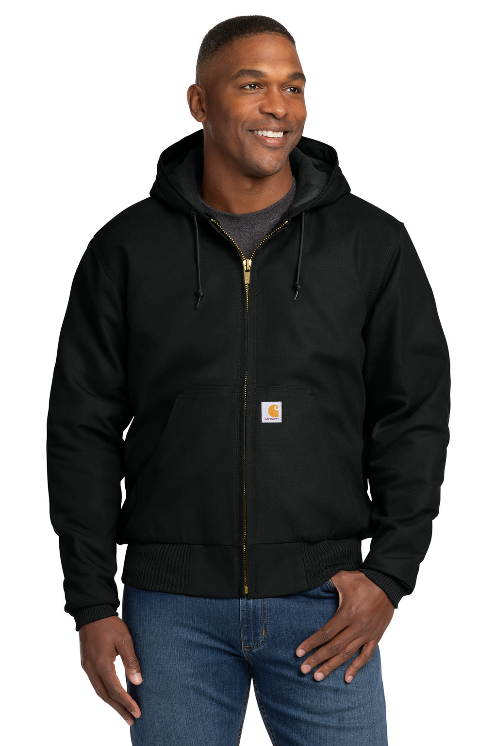Carhartt  Tall Quilted-Flannel-Lined Duck Active Jac. CTT106677