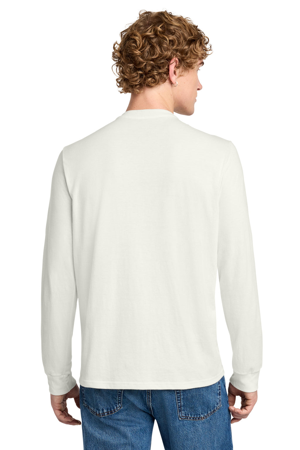 District Perfect Tri Long Sleeve Henley DT145