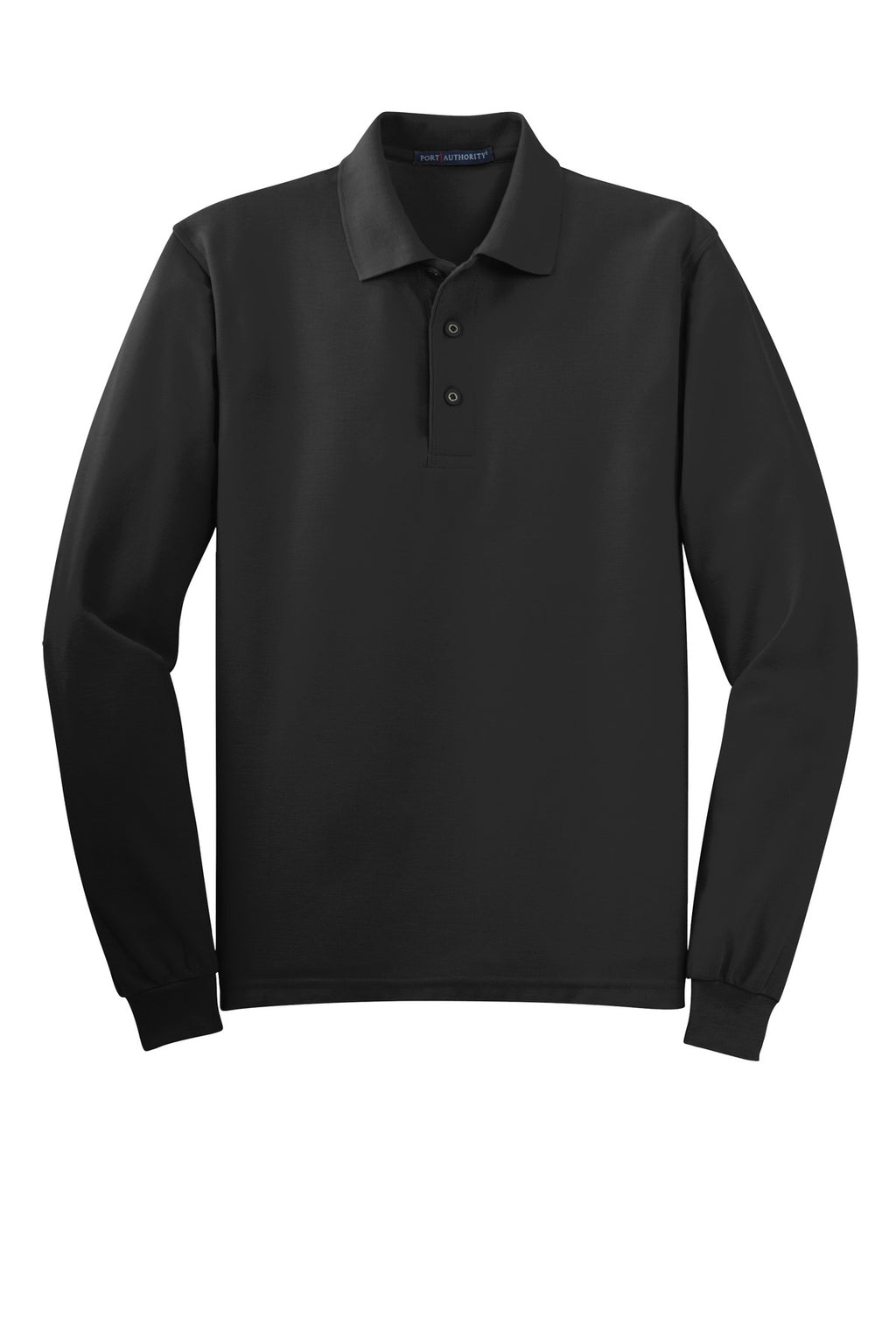 Port Authority Silk Touch Long Sleeve Polo.  K500LS