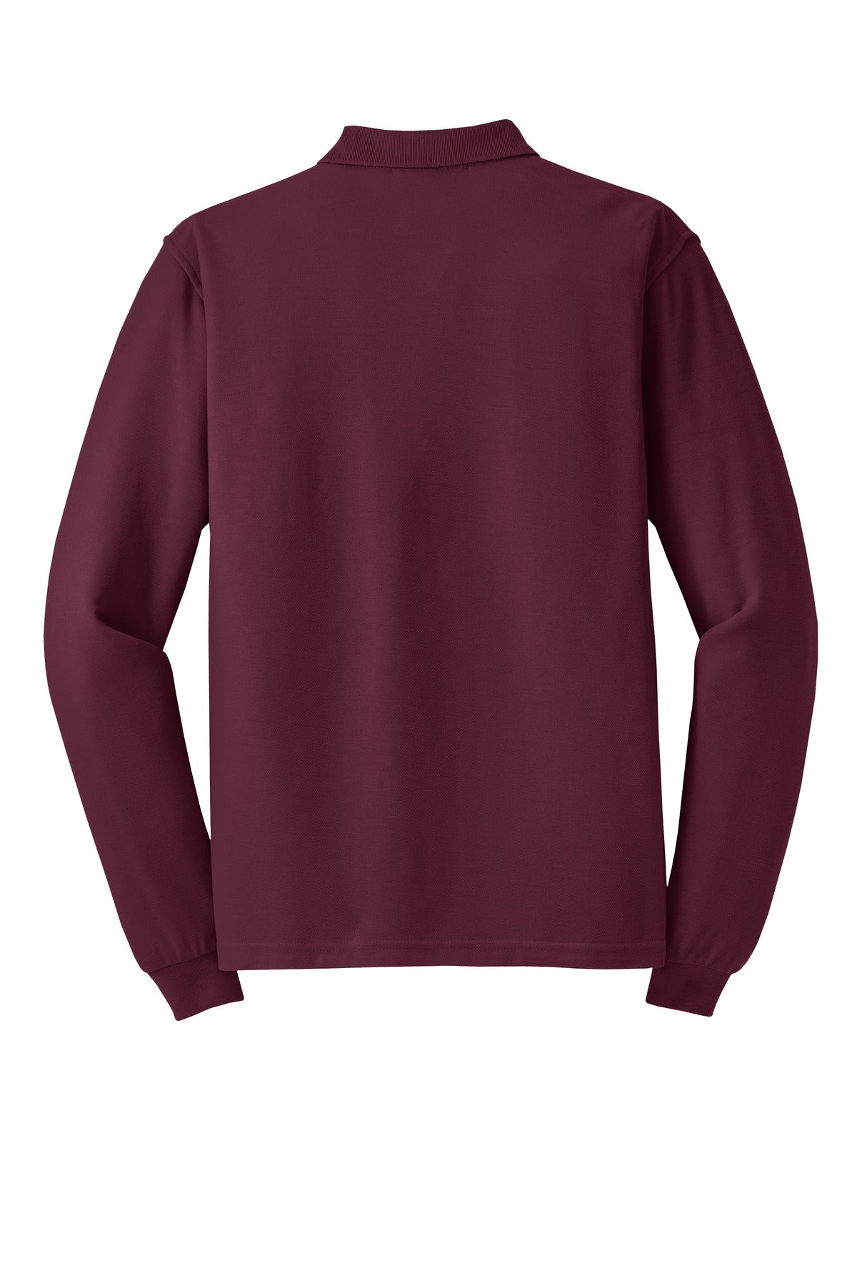 Port Authority Silk Touch Long Sleeve Polo.  K500LS