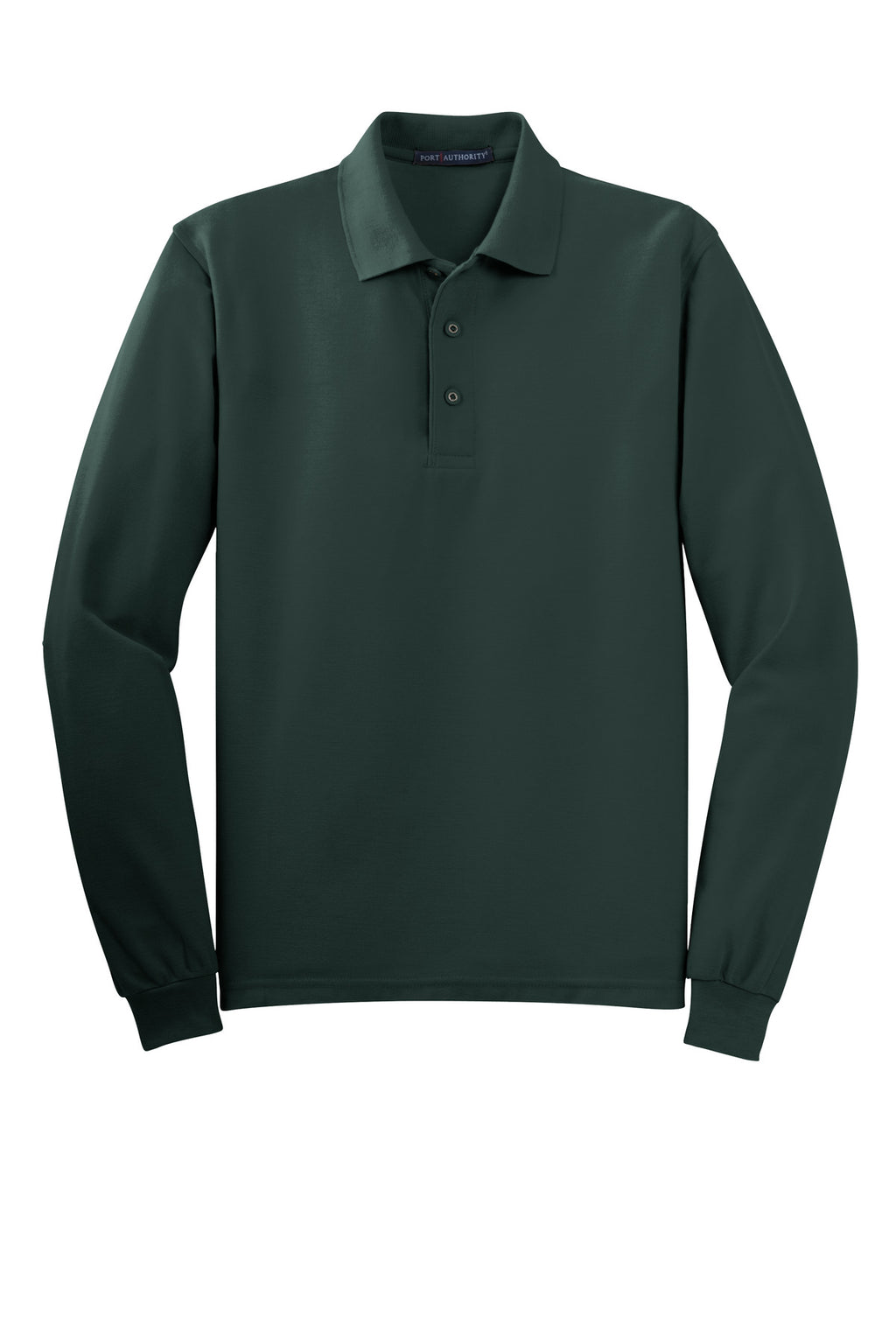 Port Authority Silk Touch Long Sleeve Polo.  K500LS