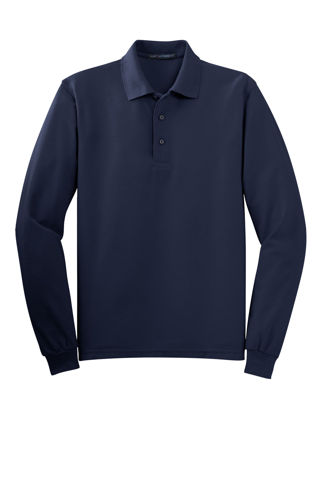 Port Authority Silk Touch Long Sleeve Polo.  K500LS