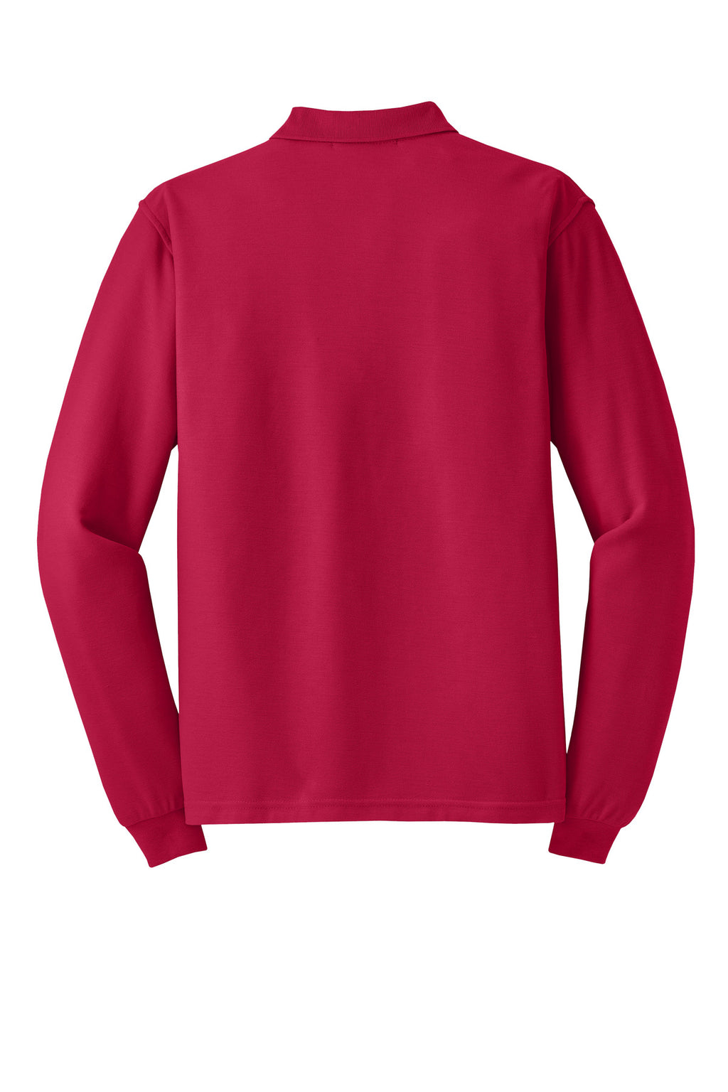 Port Authority Silk Touch Long Sleeve Polo.  K500LS
