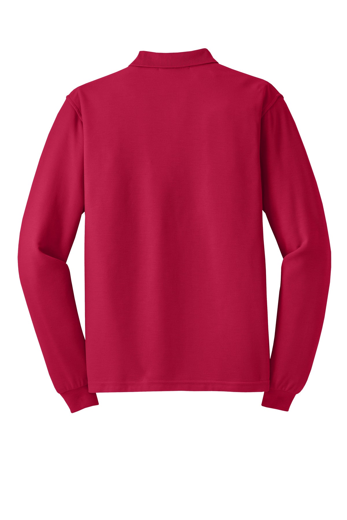 Port Authority Silk Touch Long Sleeve Polo.  K500LS