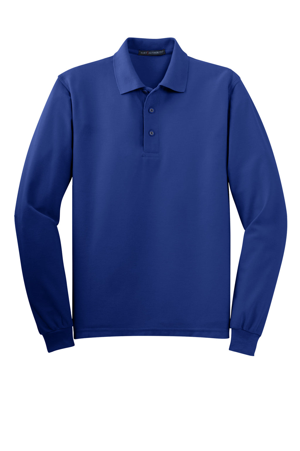 Port Authority Silk Touch Long Sleeve Polo.  K500LS