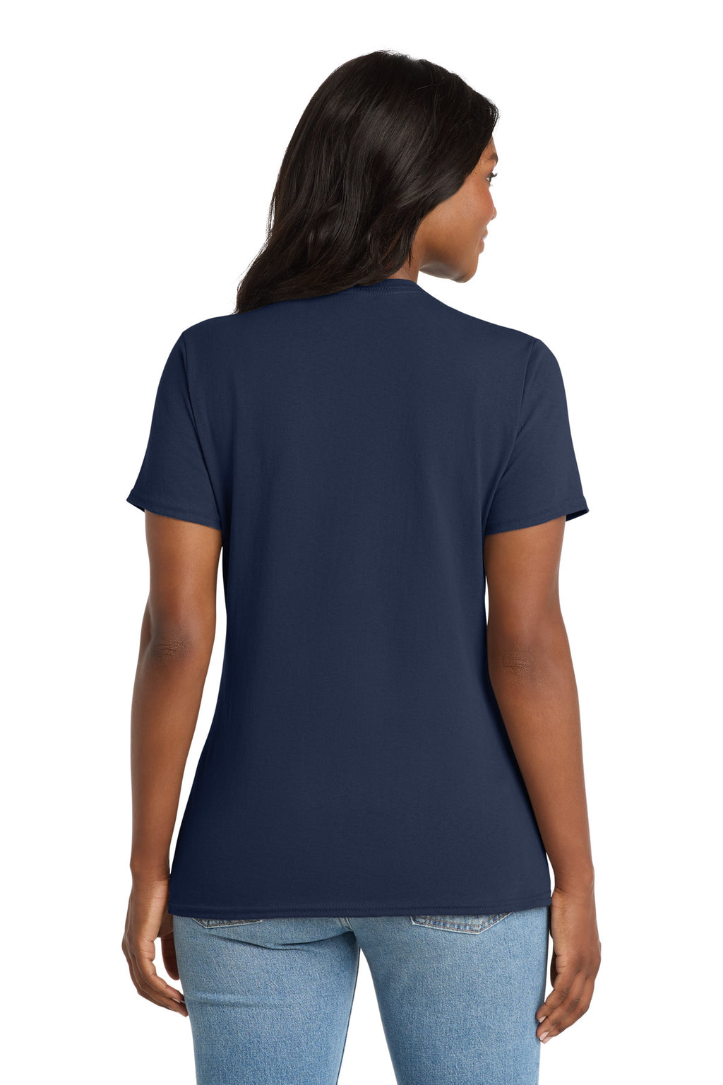 Port & Co Women's Core Cotton V-Neck Tee. LPC54V