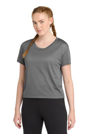 Sport-Tek  Women's PosiCharge  Draft Crop Tee. LST411