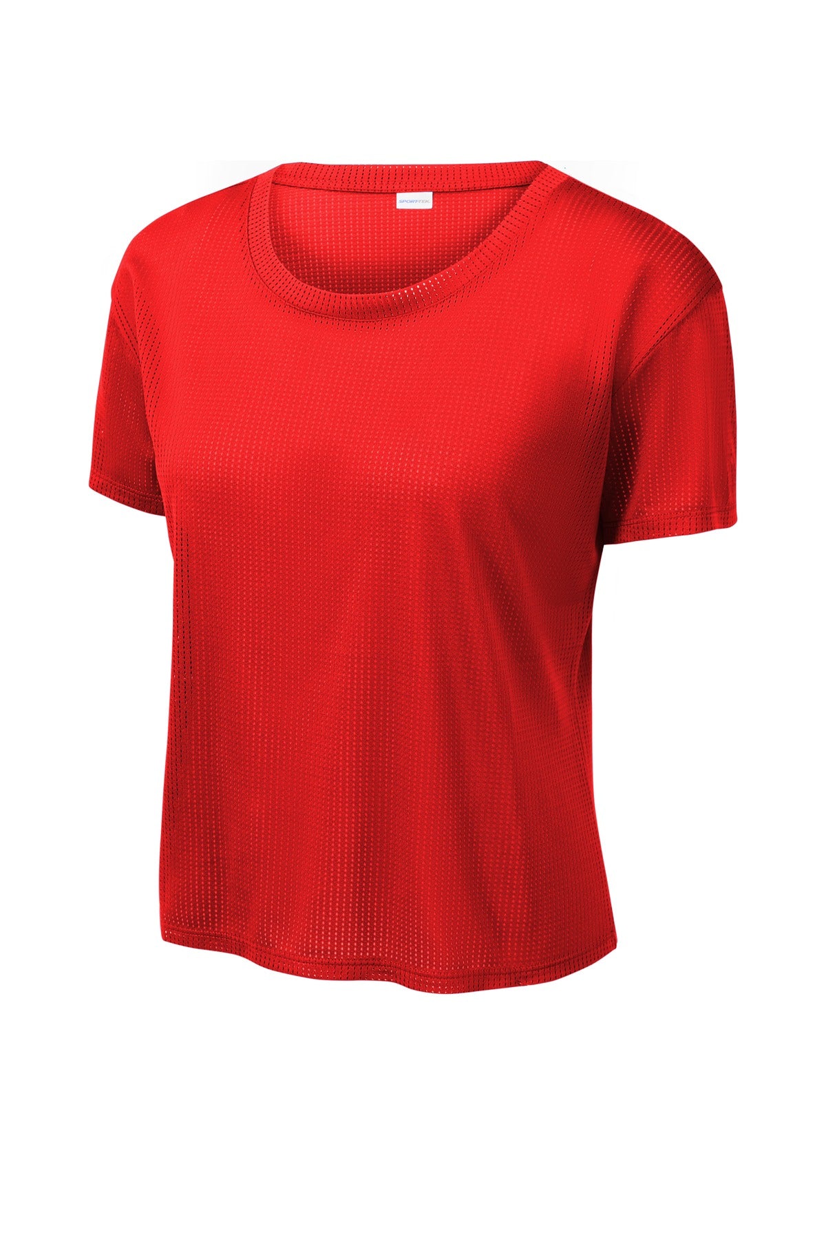 Sport-Tek  Women's PosiCharge  Draft Crop Tee. LST411
