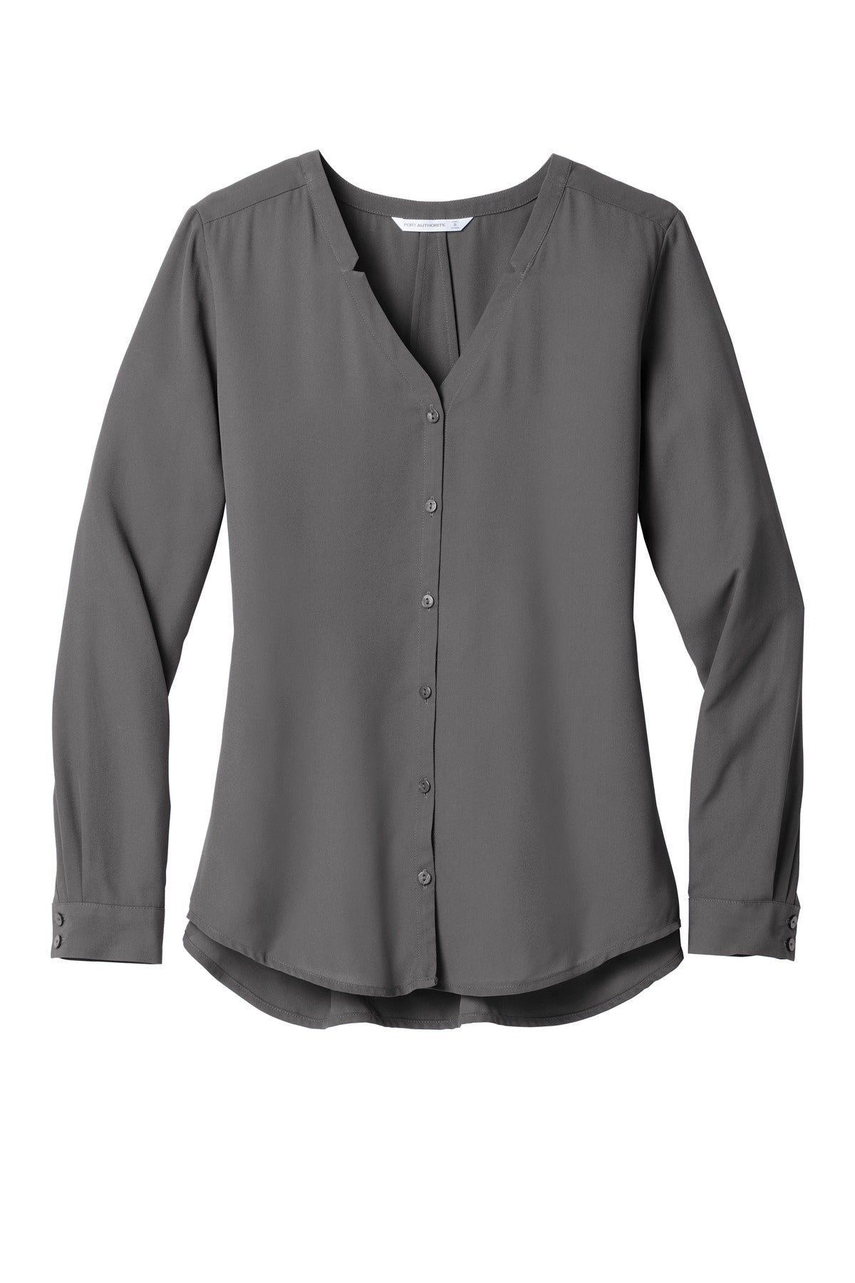 Port Authority Women's Long Sleeve Button-Front Blouse. LW700